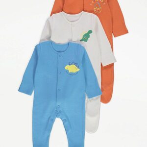 George Pack of 3 Sleepsuit