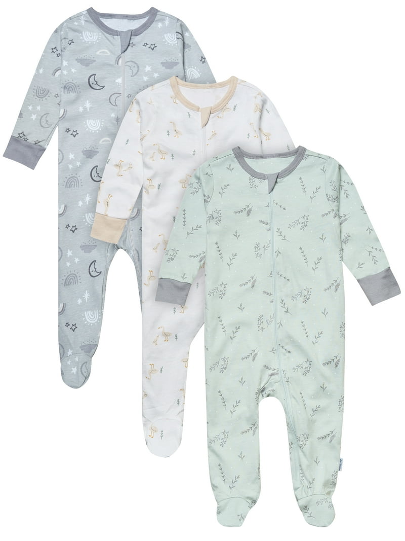 Gerber 3 pack sleepsuit