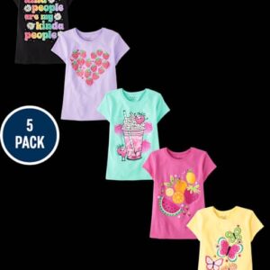 The Childrens place pk of 5 Tee Shirt