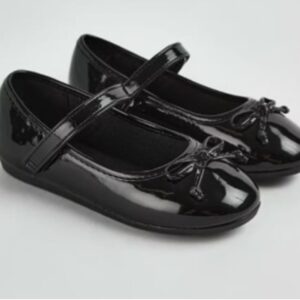 Black school shoe